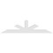 Ekena Millwork Saratoga Architectural Grade PVC Gable Bracket, 96"W x 24"H x 6"D x 6"F, 6/12 Pitch GBP096X24X0606SAR00 - alternate 5